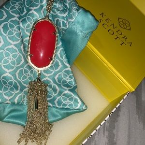 Rayne Gold Long Pendant Necklace